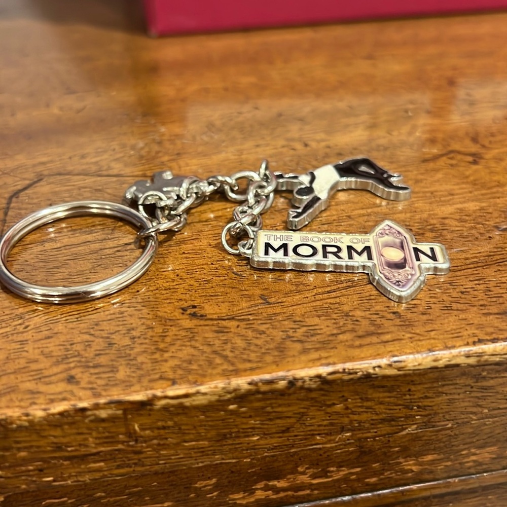 Book of Mormon key chain from original Broadway production